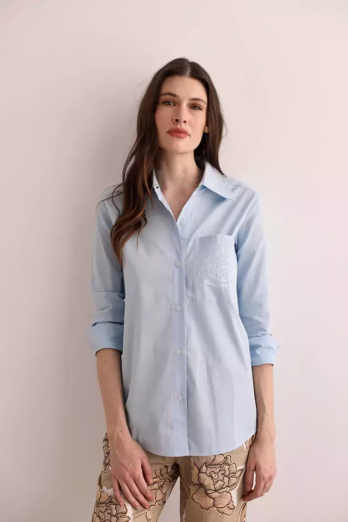 Camisa Chettah Poplin