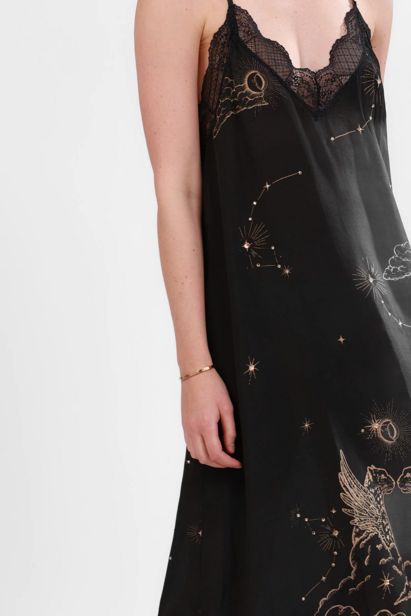 Vestido Astrology Black
