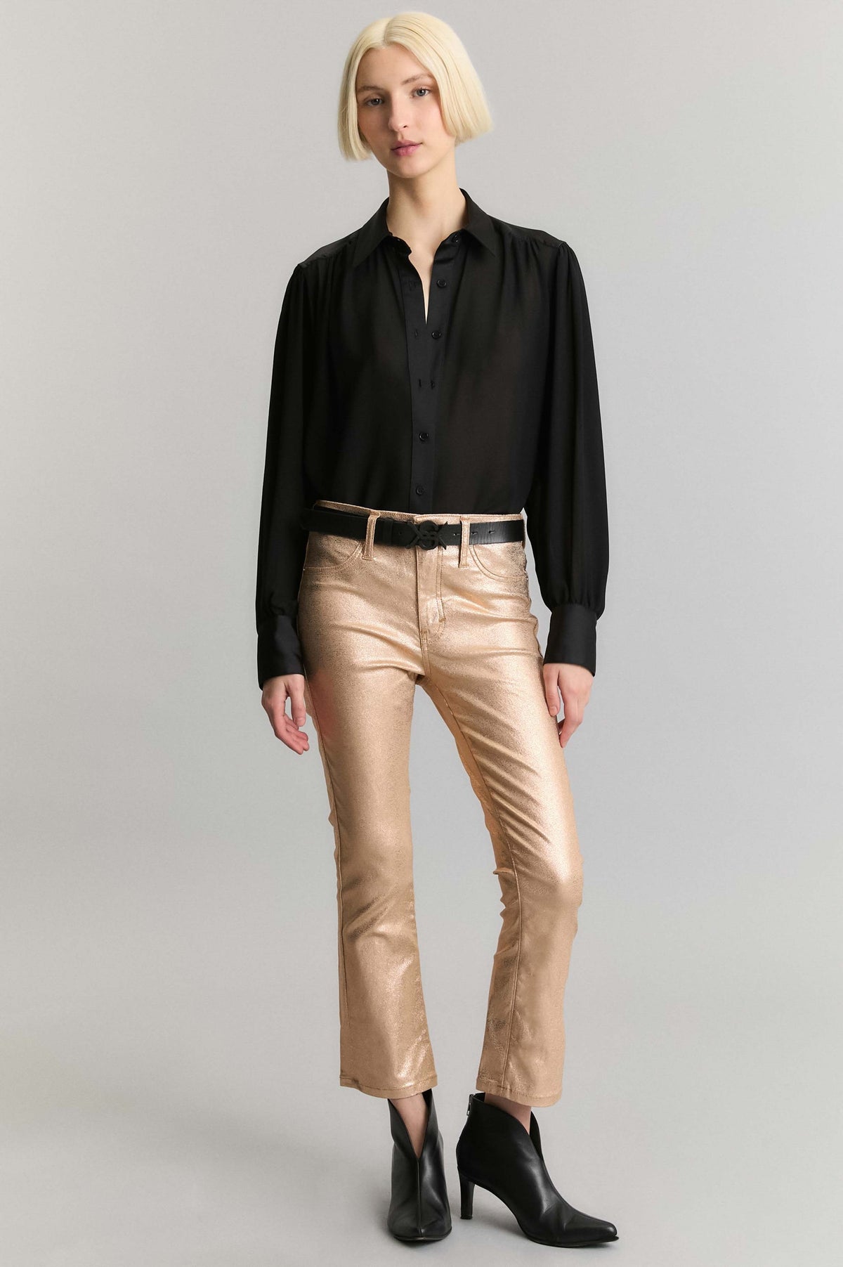 Pantalon Lucky Metallic Gold