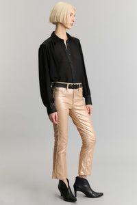 Pantalon Lucky Metallic Gold