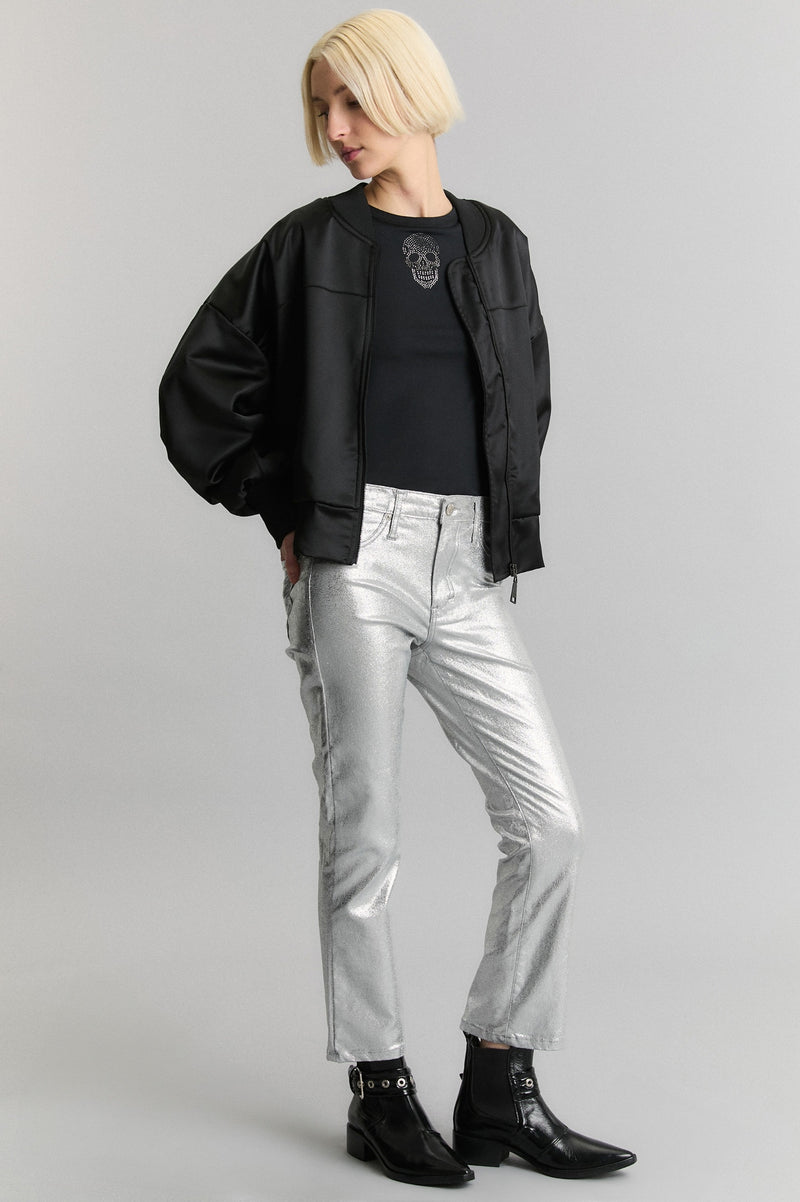 Pantalon Lucky Metallic Silver