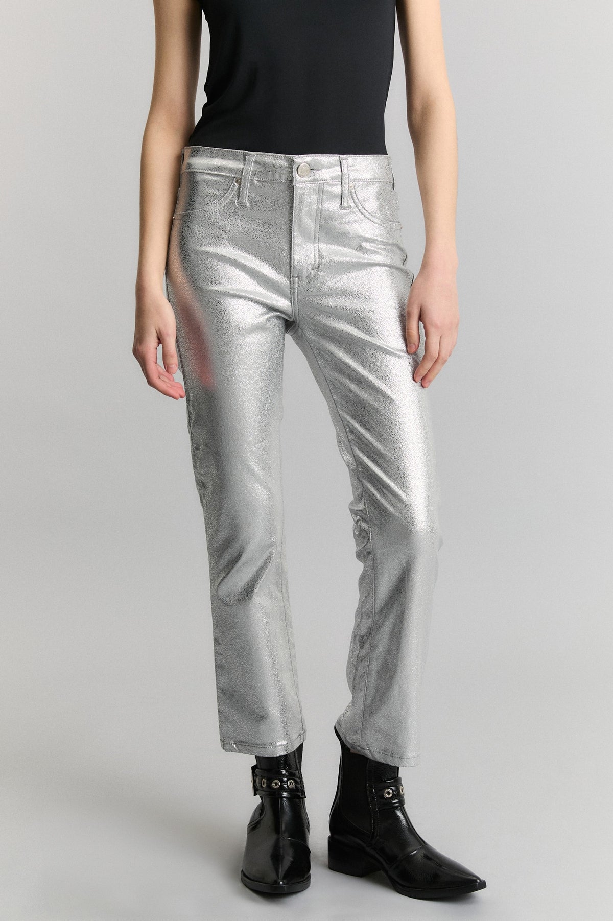 Pantalon Lucky Metallic Silver