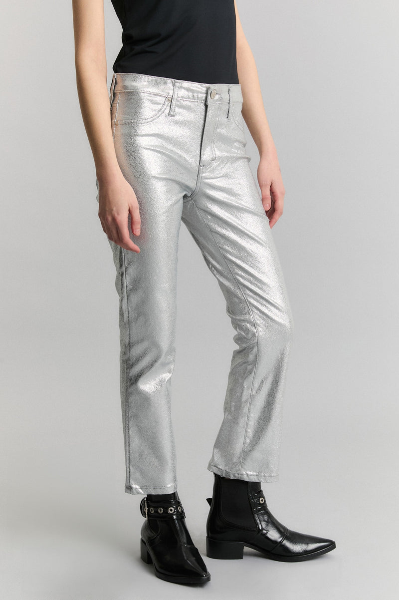 Pantalon Lucky Metallic Silver