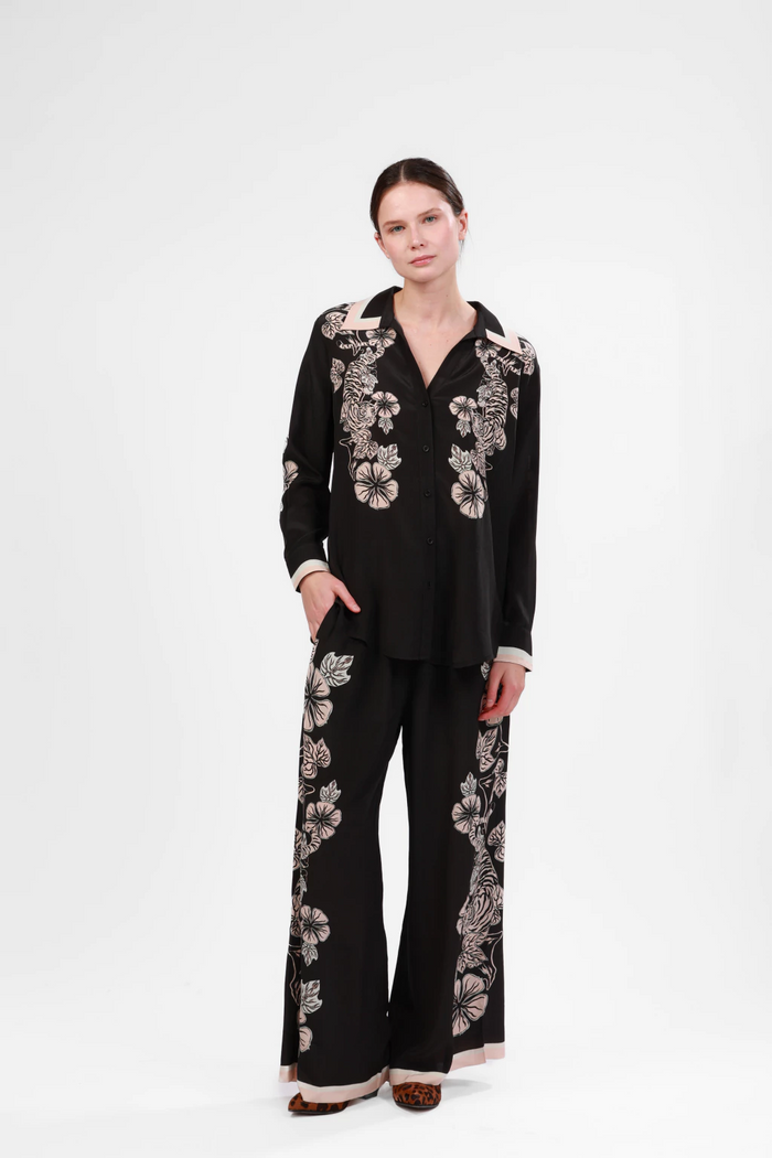 Camisa Blossom Black