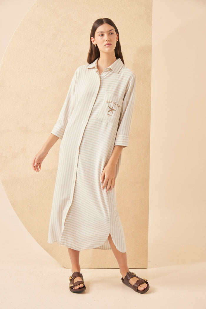 Vestido Camisero Sailor