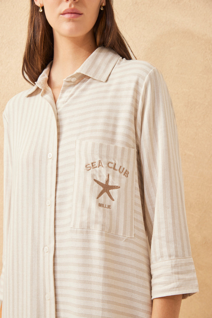 Vestido Camisero Sailor