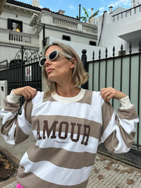 Poleron Amour Rayado