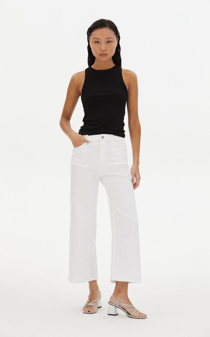 Oxford Crop Blanco SS25