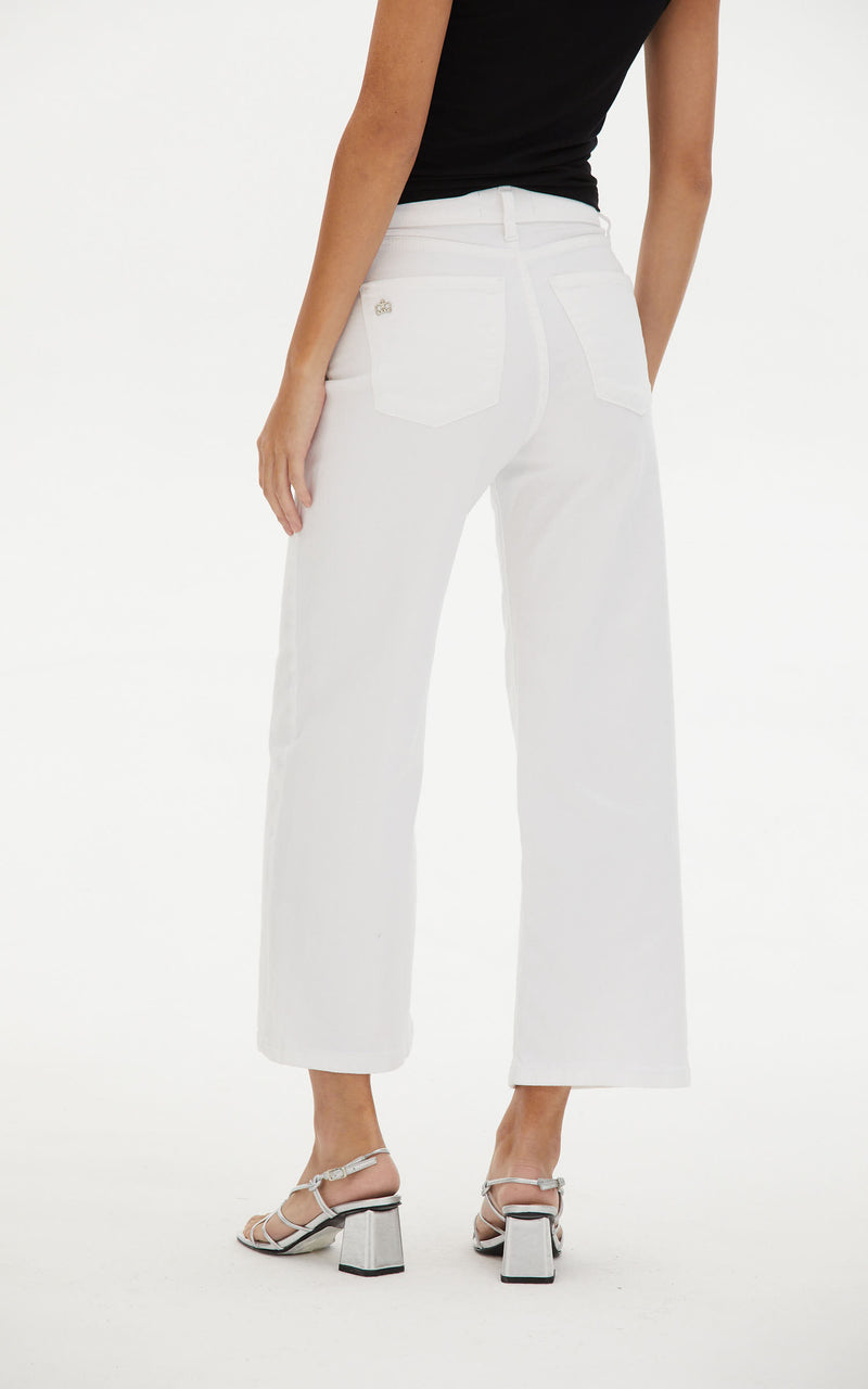 Oxford Crop Blanco SS25